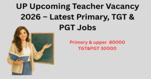 UP Upcoming Teacher Vacancy 2026 – Latest Primary, TGT & PGT Jobs